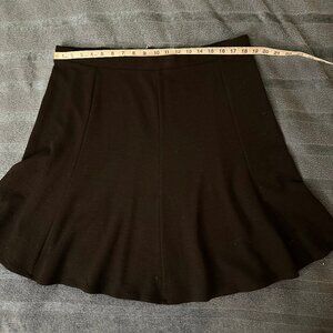 Women's Plus Size GAP Knit Black Fit and Flare Skirt - NWT